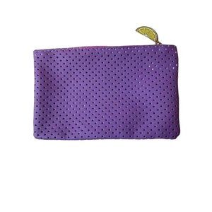 NWOT Ipsy Cosmetic Bag - Purple Mesh